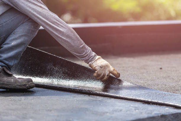 Professional Emergency Waterproofing technician working in Bangor, WI